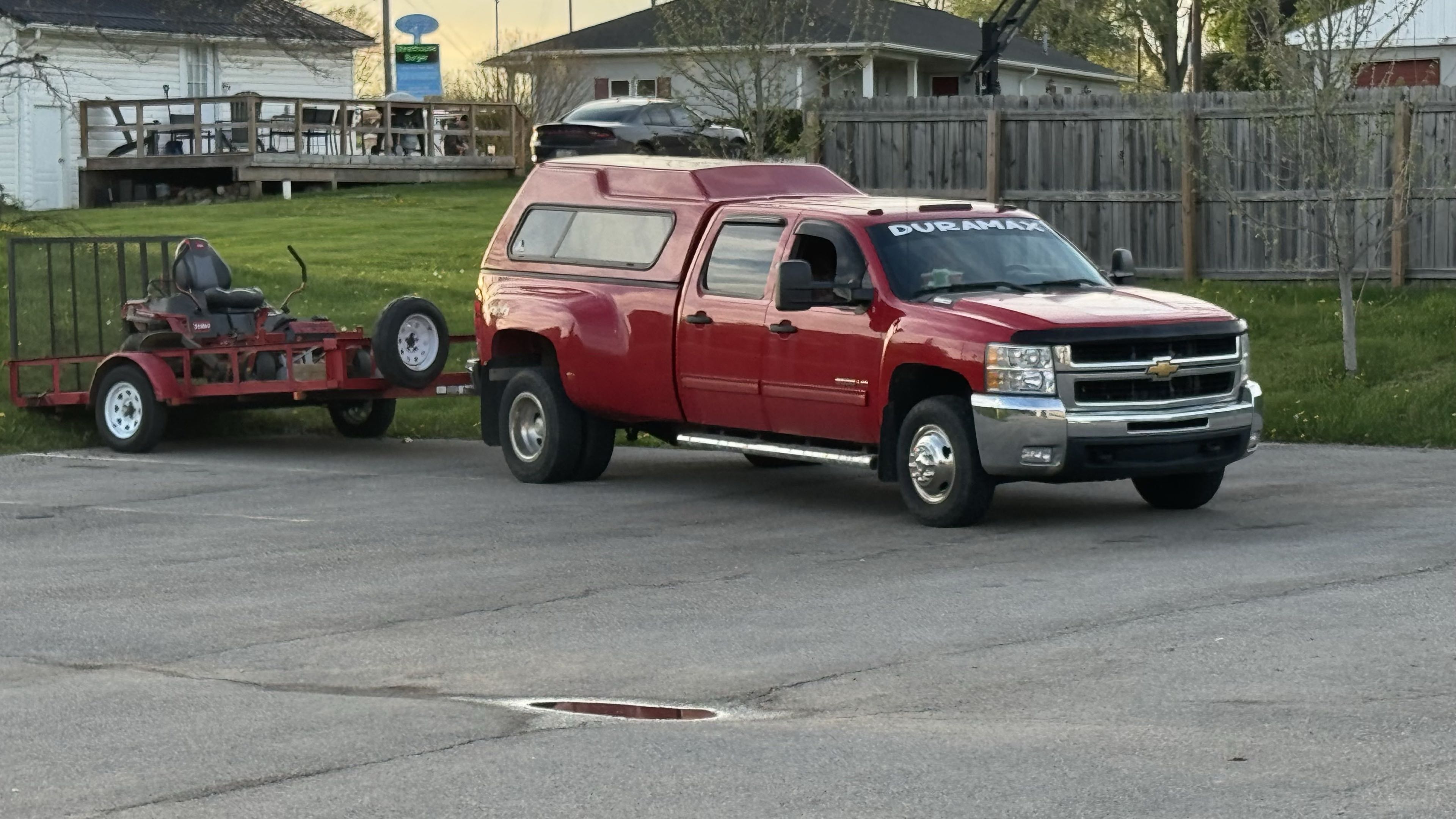 Cabot Landscape truck and mowing equipment